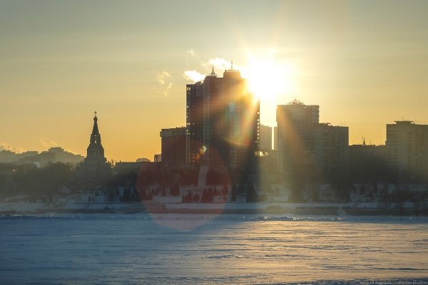 Рассвет в городе Самара