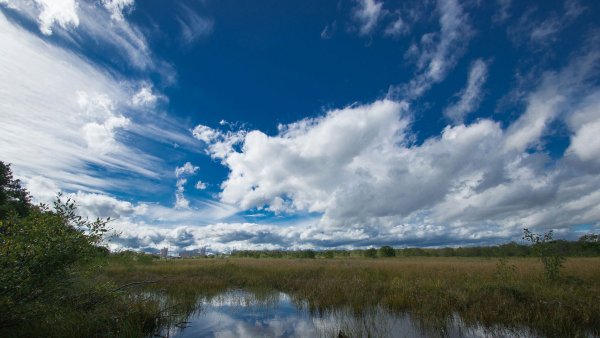 Ясное осеннее небо