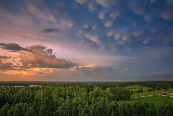 Облака красивые Россия