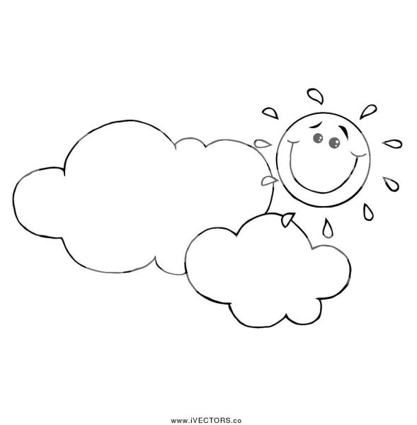 Раскраска небо