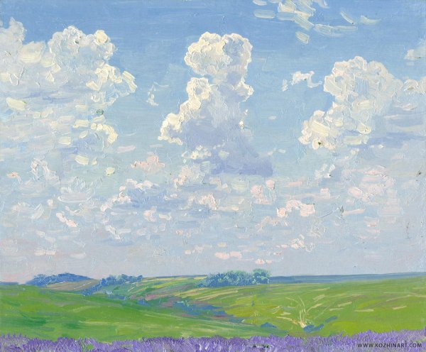 Летнее небо в живописи
