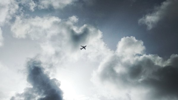 Небо с облаками вид снизу