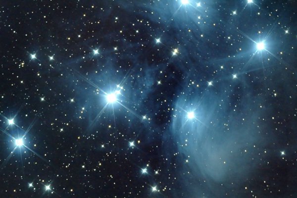 Ночное небо со звездами