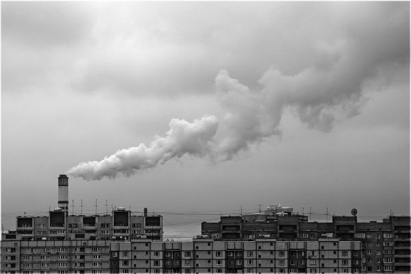 Задымленное небо