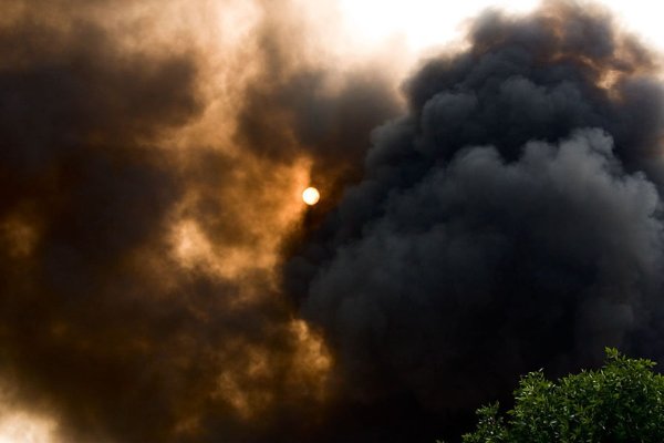 Солнце в дыму