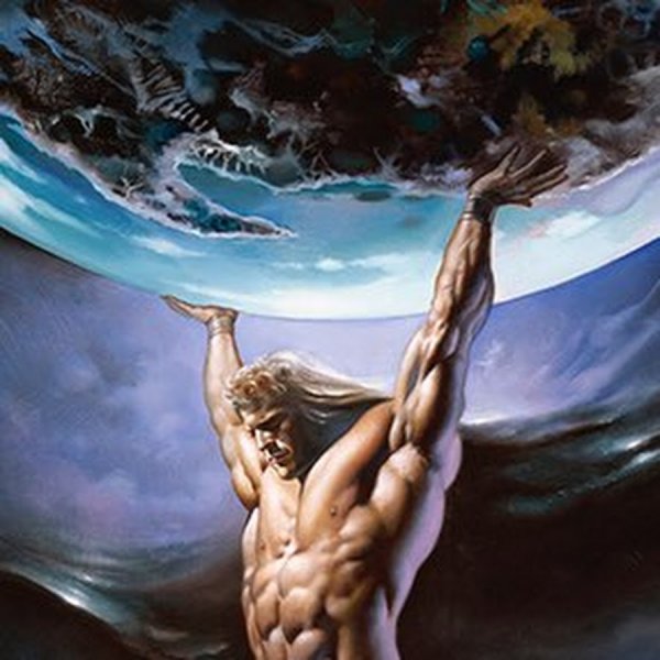 Держит землю на плечах