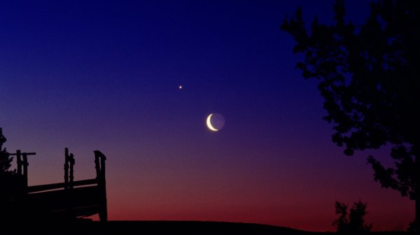 Юпитер с земли невооружённым взглядом