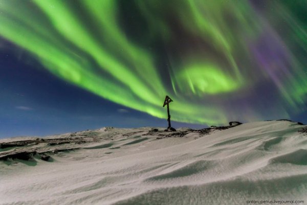 Изумрудное небо фото