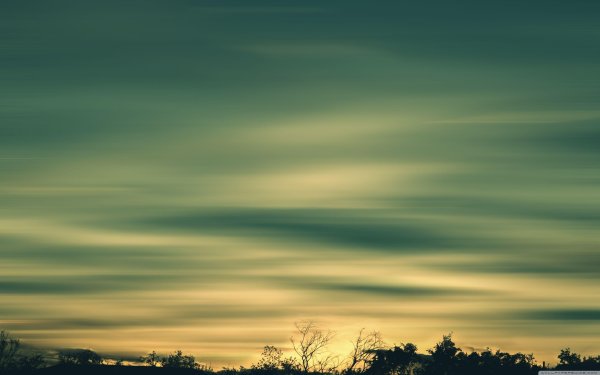 Серо зеленое небо