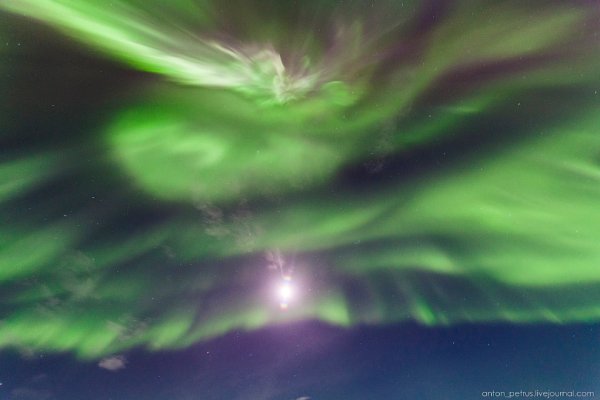 Северное сияние изумруд