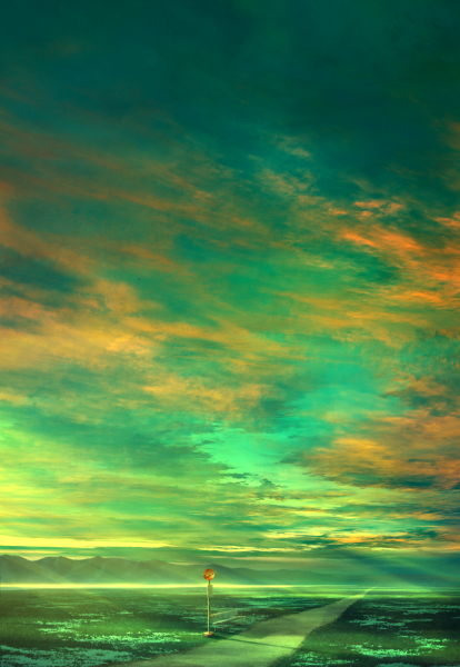 Зеленое небо