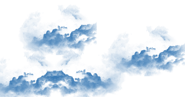 Облачки на прозрачном фоне