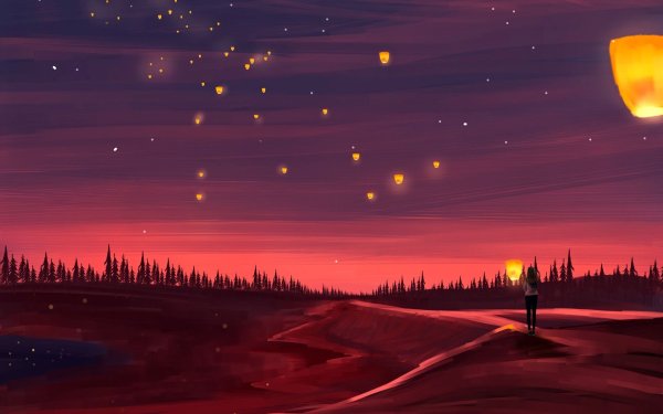 Звездное небо мультяшное