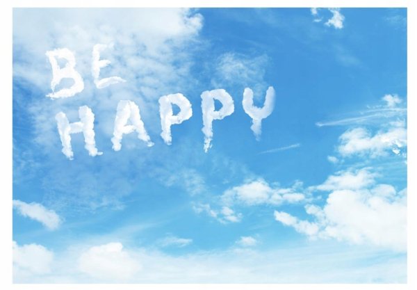 Be Happy красивая надпись