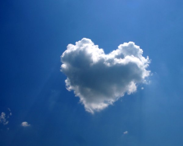 Облако в виде сердца