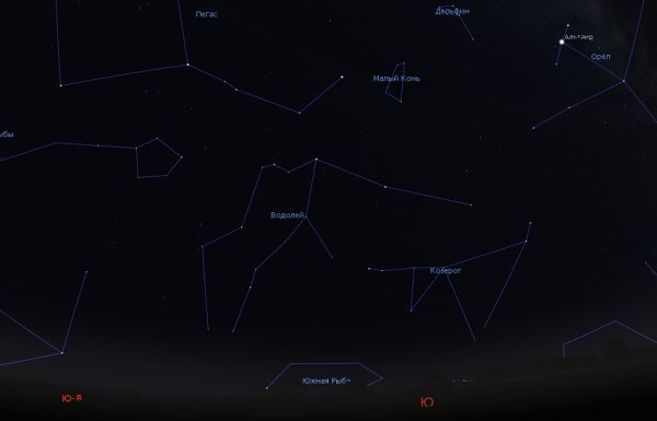 Изображение созвездия Водолей