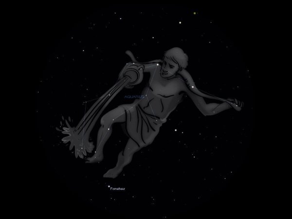 Созвездие Водолей на Звездном небе