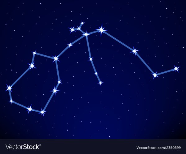 Водолей на Звездном небе