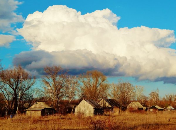 Тучи в деревне