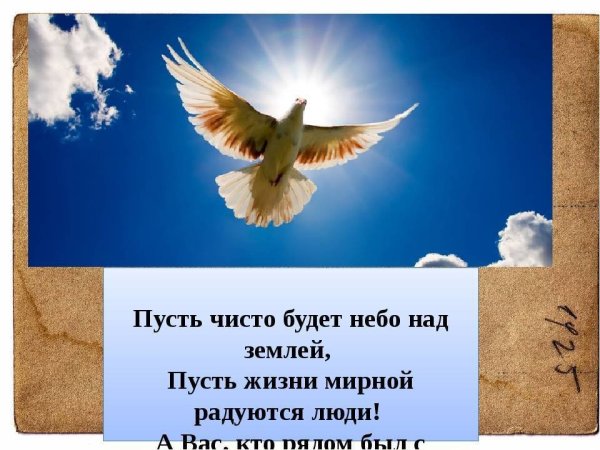 Мирного неба над головой