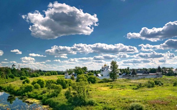 Родные просторы Пушгоры панорама