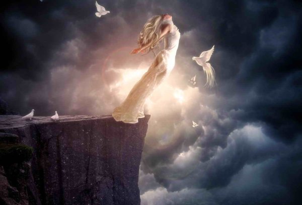 Ангел падает в пропасть