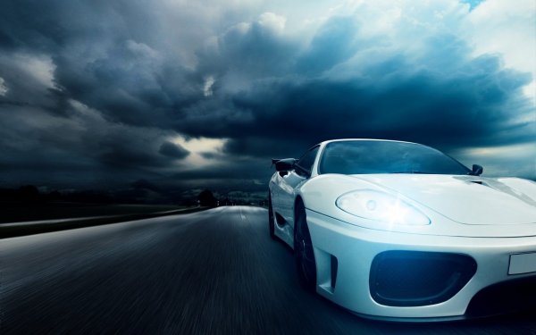 Машина на красивом фоне