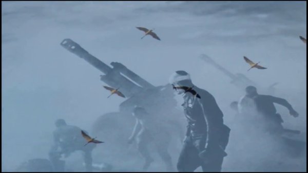 Журавли война