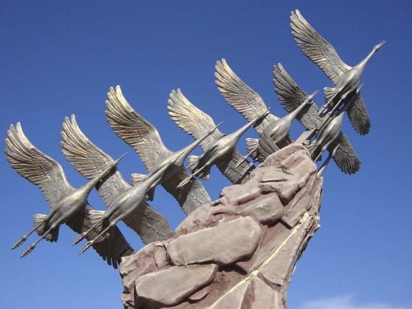 Журавли война