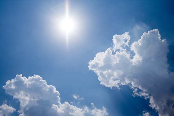 Солнце в облаках