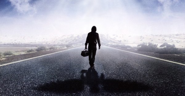 Человек уходит в небо