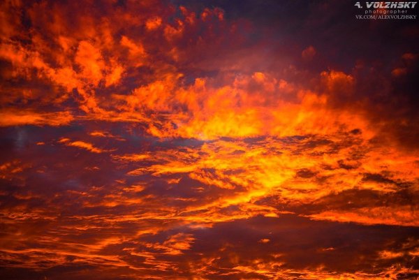 Горящее небо