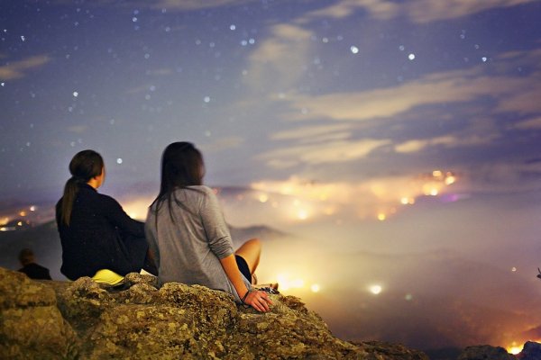 Влюбленные под луной