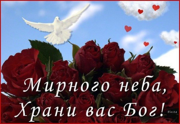 Желаю мира и добра