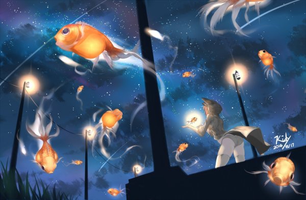 Рыба в воздухе