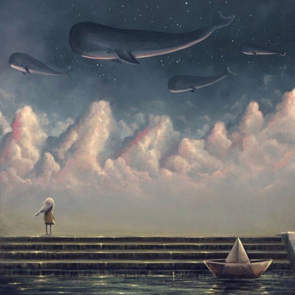 Рыбы в космосе арт