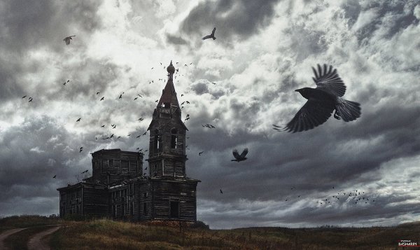 Вороны над храмом