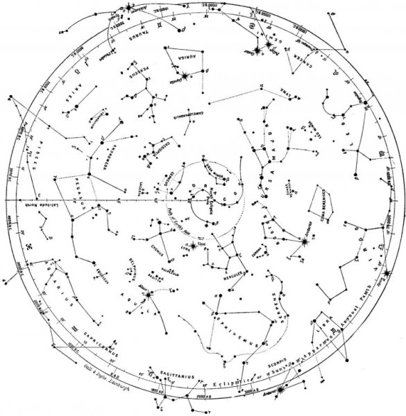 Карта созвездий для детей
