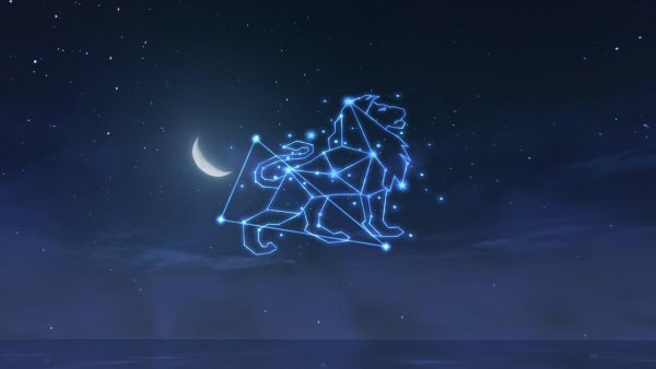 Лев на Звездном небе