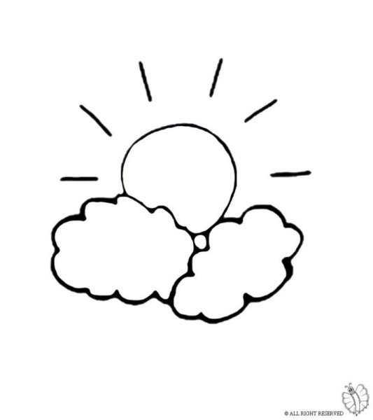 Радуга раскраска для детей