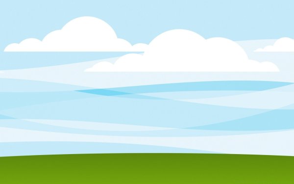 Небо мультяшное