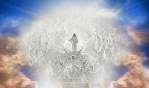 Христос в облаках