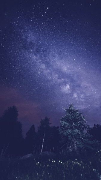 Звездное небо в горах