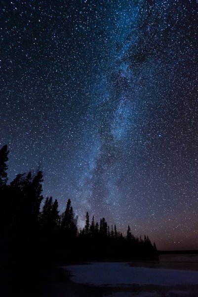 Ночное небо вертикально