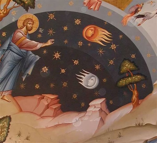 Сотворение мира Православие икона