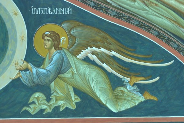 Серафим Херувим фреска роспись храма