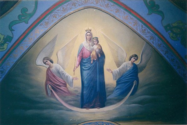 Покров икона Божией матери ангелы