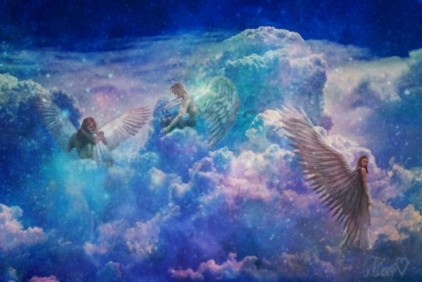 Ангел в небе картинки