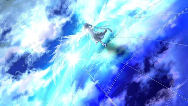 Ангел из облаков фото