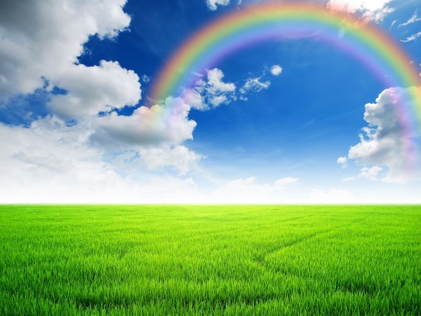 Фото радуги в небе